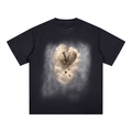 Square Patch Monkey Washed T-Shirt