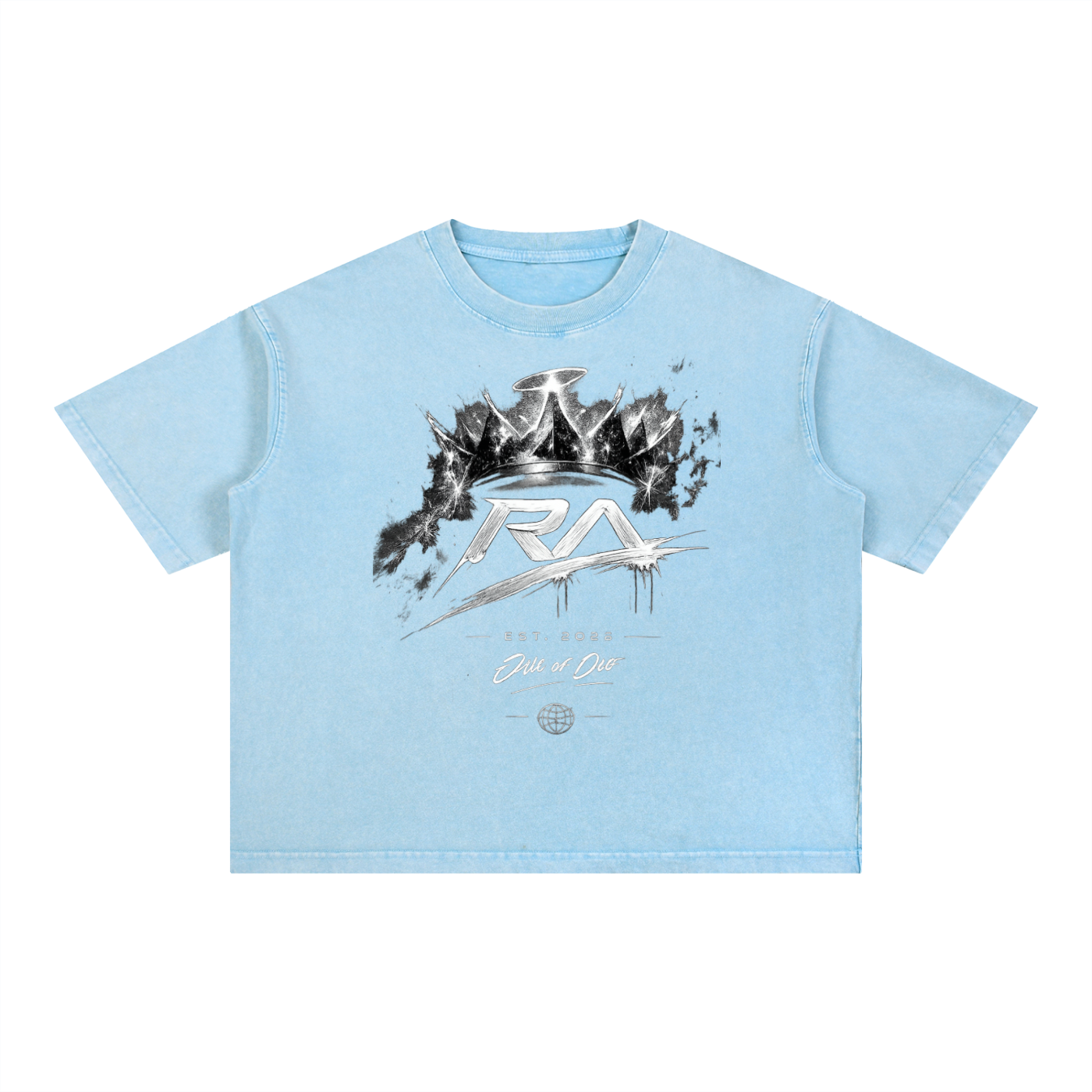 Mineral Wash Boxy Cotton T-Shirt