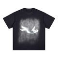Square Patch Monkey Washed T-Shirt