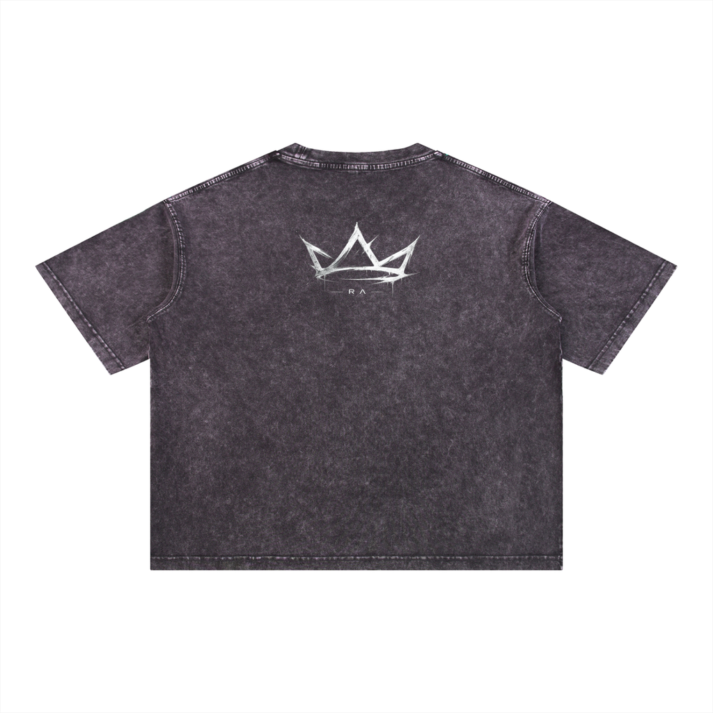 Mineral Wash Boxy Cotton T-Shirt