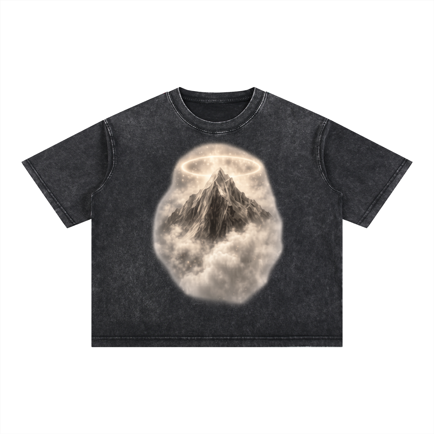 Mineral Wash Boxy Cotton T-Shirt