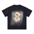 Square Patch Monkey Washed T-Shirt