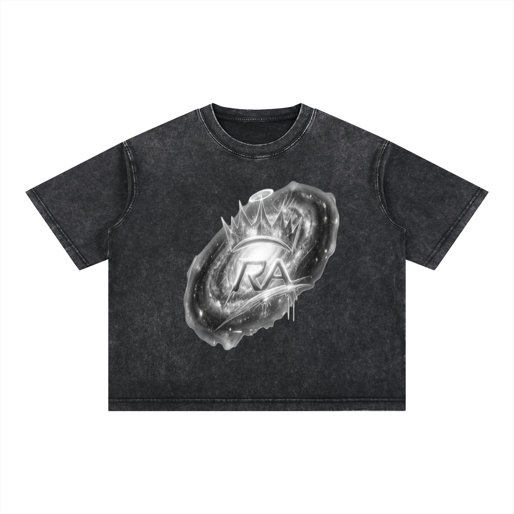 Mineral Wash Boxy Cotton T-Shirt