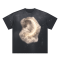Hand-Frayed Sunfade Paint Splatter T-Shirt
