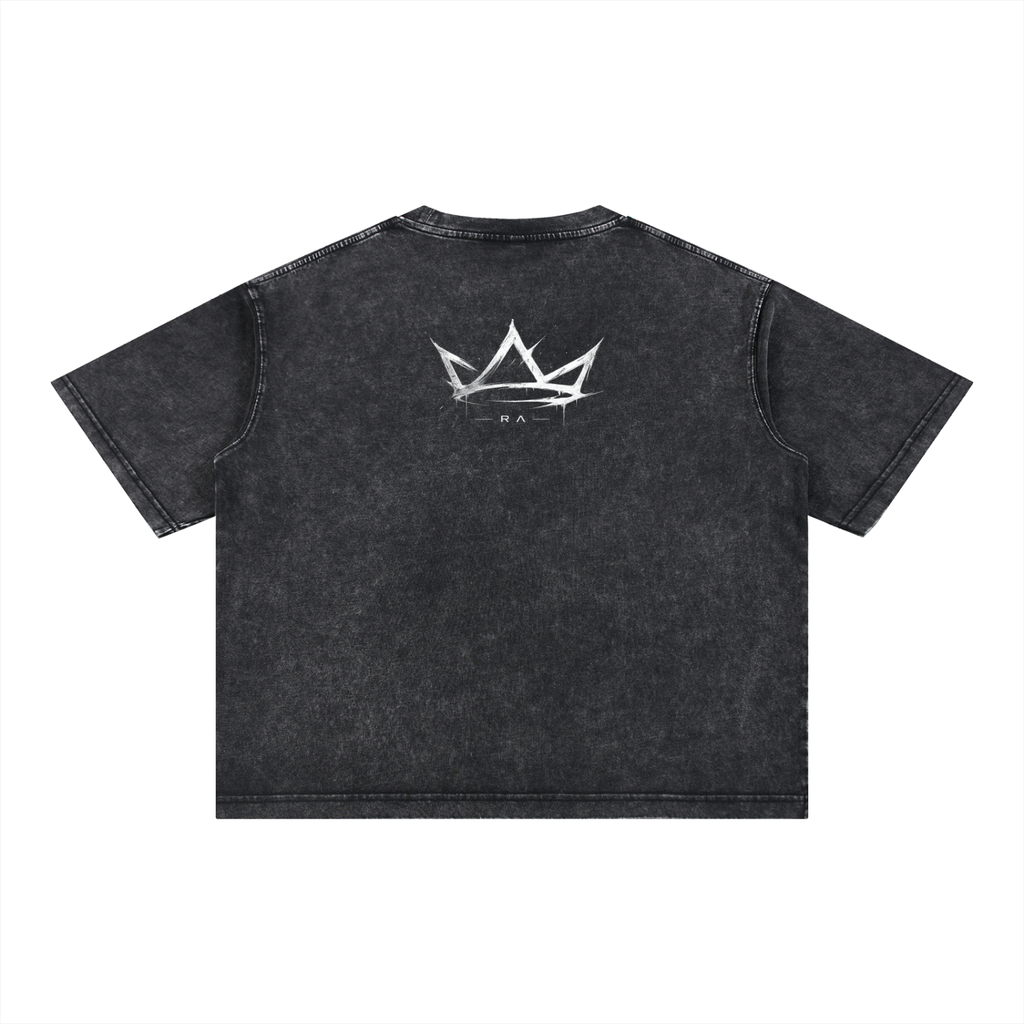 Mineral Wash Boxy Cotton T-Shirt