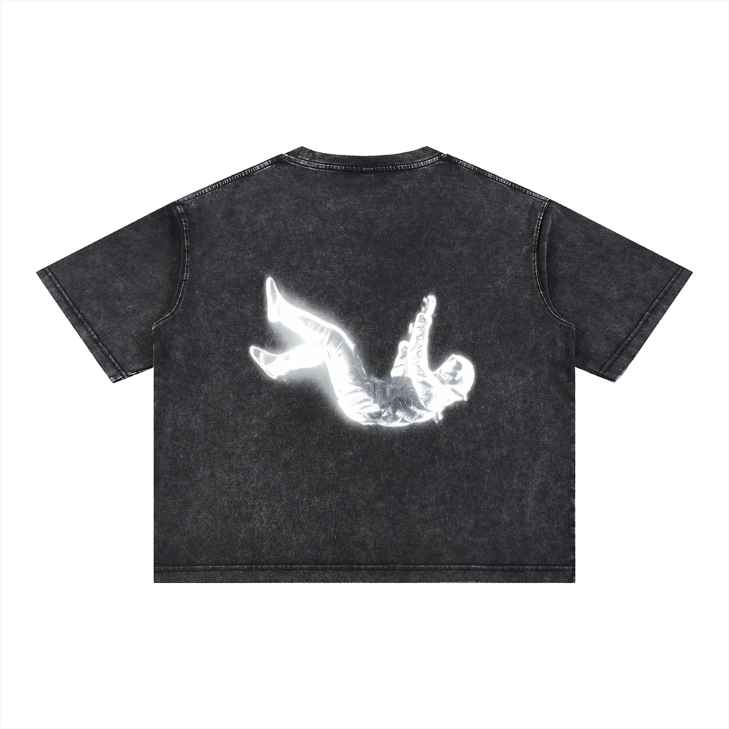 Mineral Wash Boxy Cotton T-Shirt