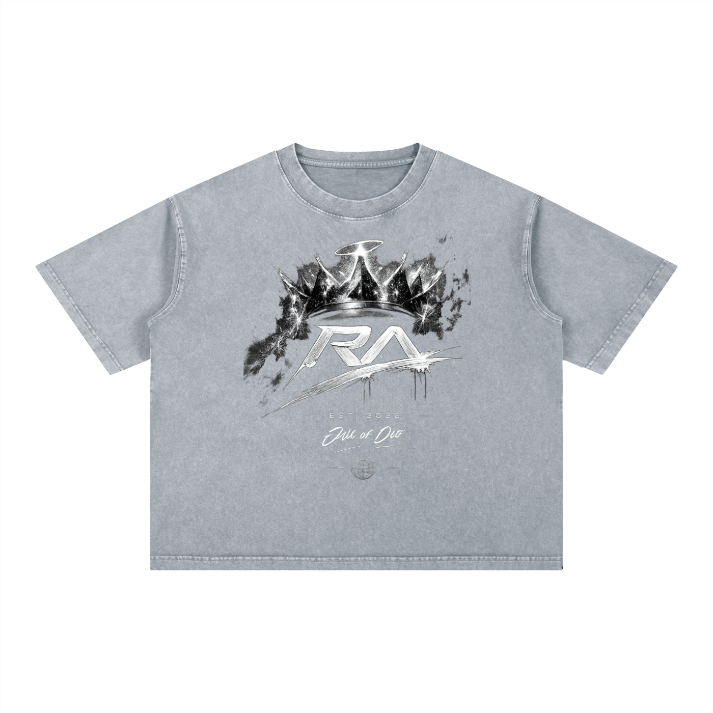 Mineral Wash Boxy Cotton T-Shirt