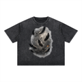 Mineral Wash Boxy Cotton T-Shirt