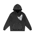 Snow Washed Loose Cotton Hoodie