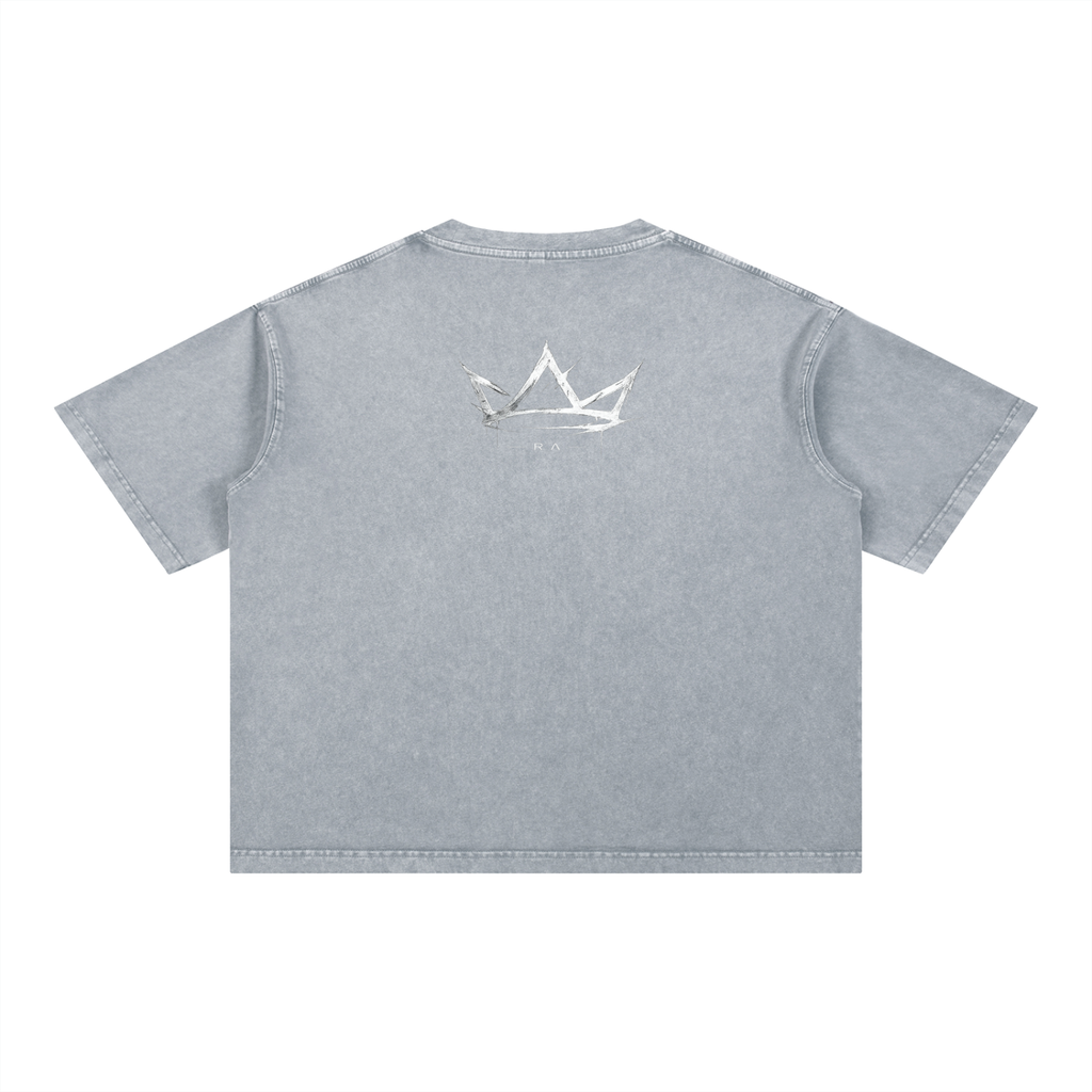 Mineral Wash Boxy Cotton T-Shirt