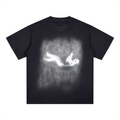 Square Patch Monkey Washed T-Shirt
