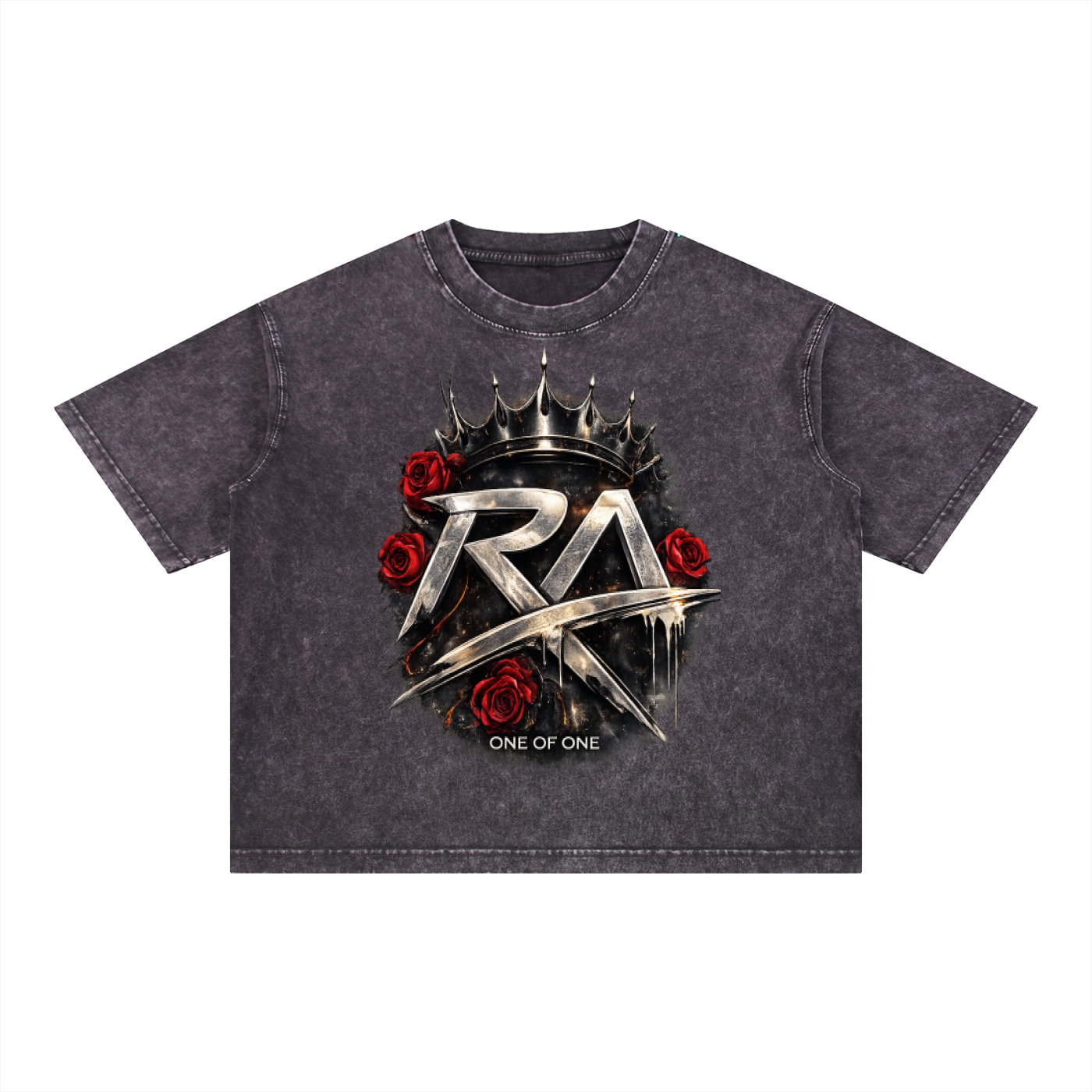 Mineral Wash Boxy Cotton T-Shirt