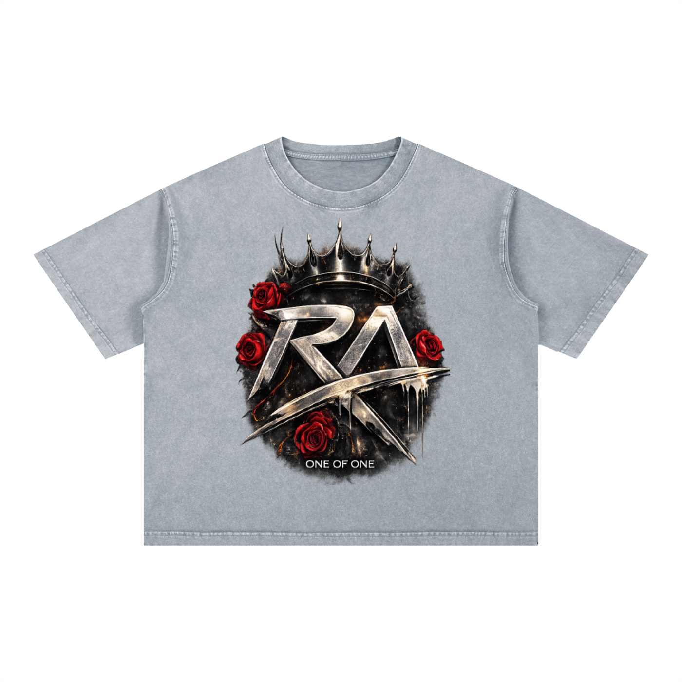 Mineral Wash Boxy Cotton T-Shirt