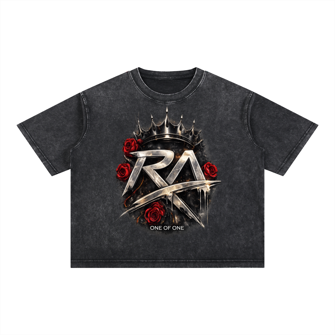 Mineral Wash Boxy Cotton T-Shirt